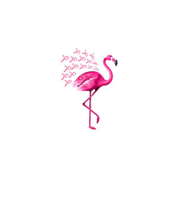 Flamingo pink model negru pe tricou