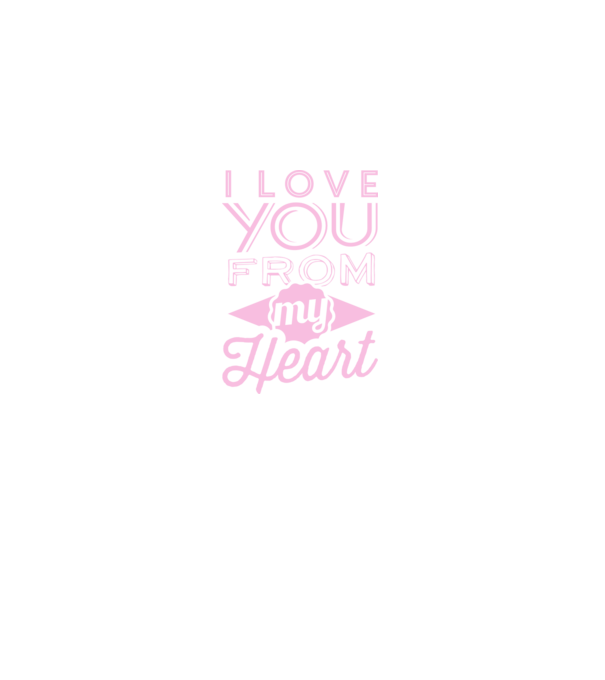 love you from model albastru închis pe tricou