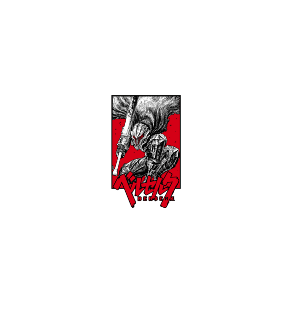 Berserk Guts model negru pe tricou