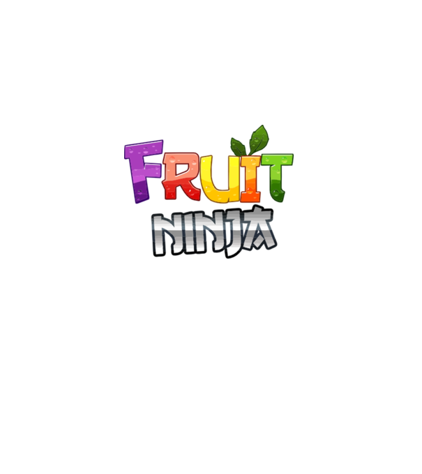 Fruit Ninja model alb pe tricou