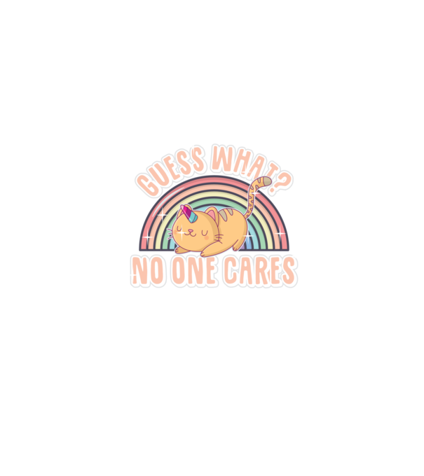 Guess what pisică-unicorn model albastru jeanși pe tricou