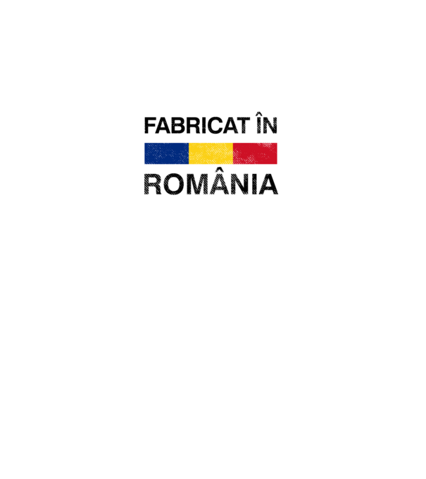 Fabricat în România model negru pe tricou