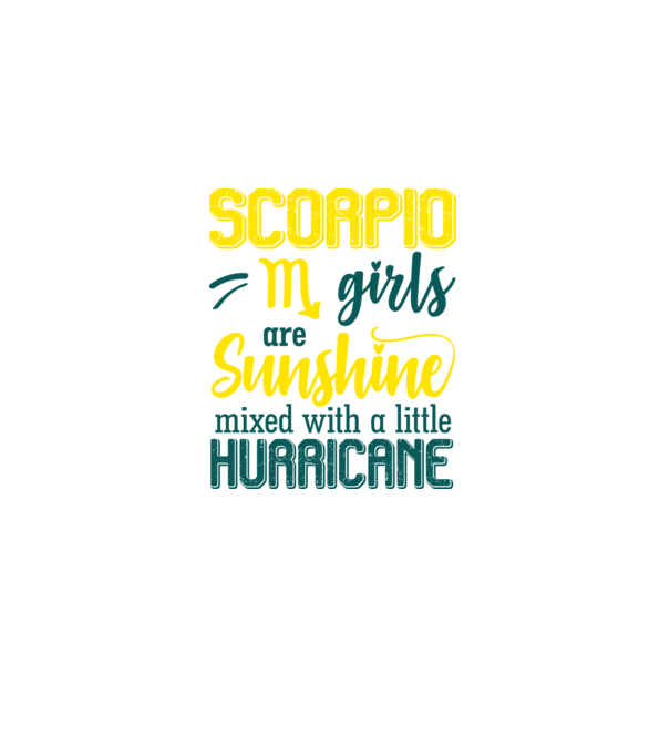 Sunshine with Hurricane SCORPIO model negru pe tricou
