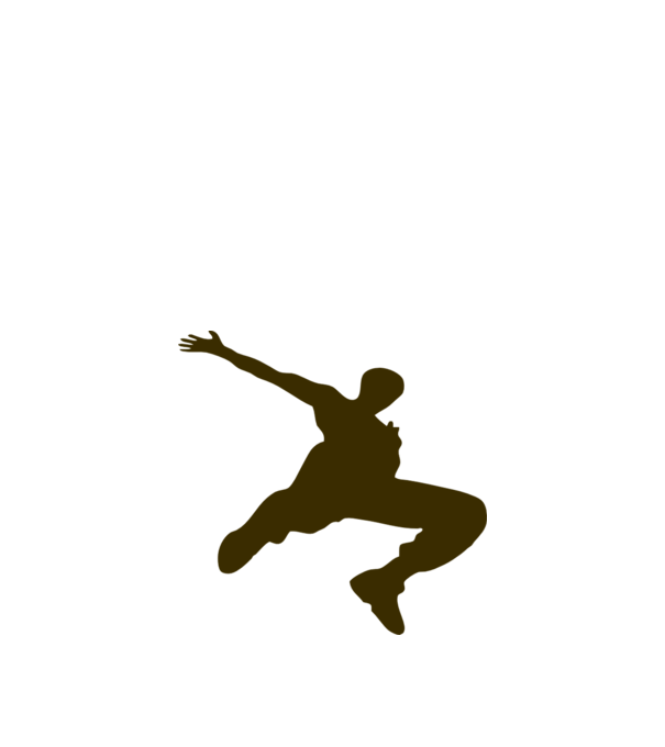 Logo Parkour model nisipiu pe tricou