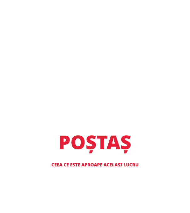 Supererou poştaş model negru pe tricou