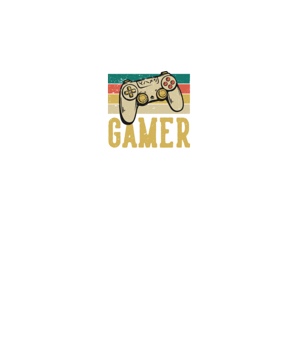 Retro gamer model negru pe tricou