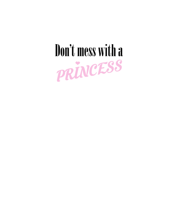 Princess model galben neon pe tricou