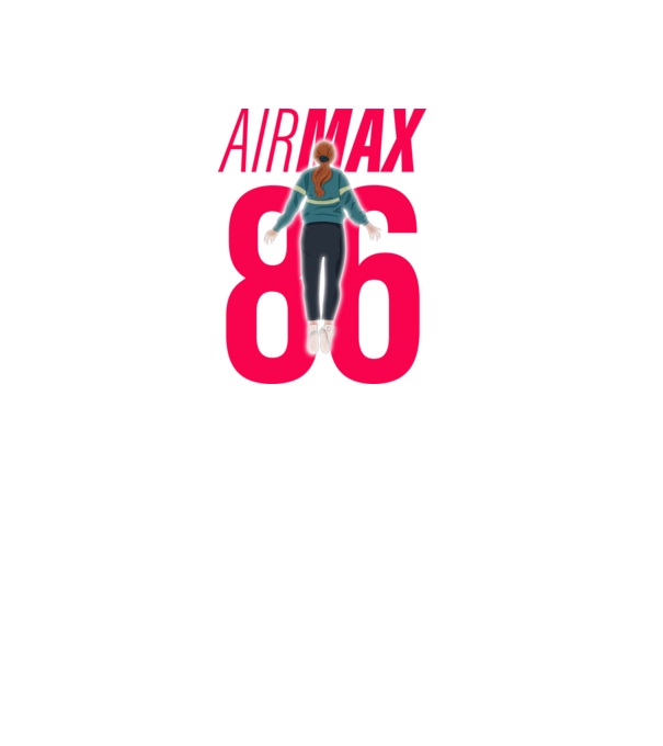 air max 86 stranger things model negru pe tricou