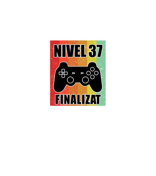 Nivel 37 finalizat model negru pe tricou