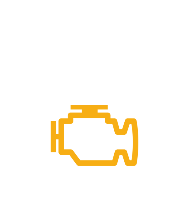 check engine model negru pe tricou