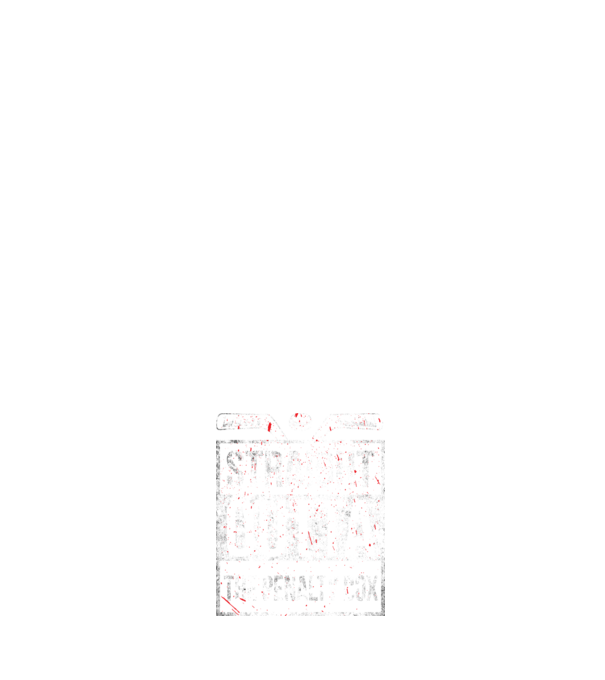 Straight outta the penalty box model negru pe tricou
