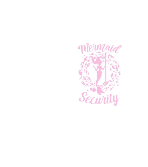 Mermaid Security girls model galben neon pe tricou