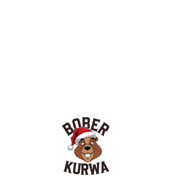 Bober kurwa xmas model roz deschis pe tricou