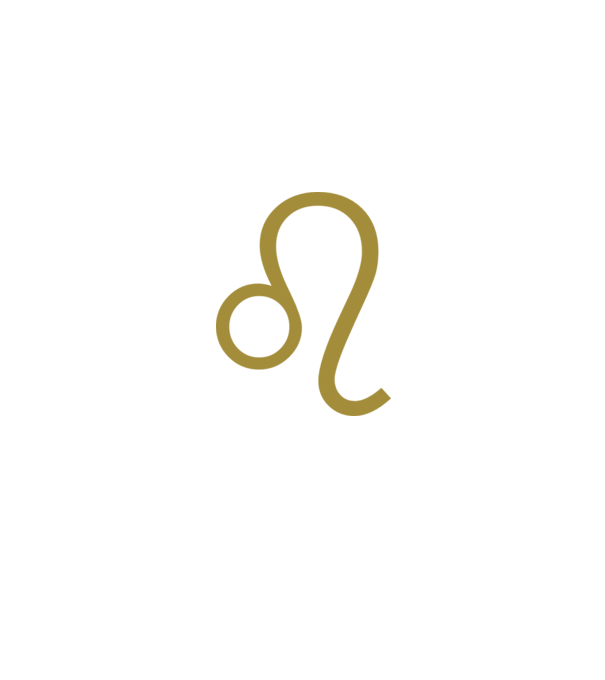 Leo Horoscope model negru pe tricou