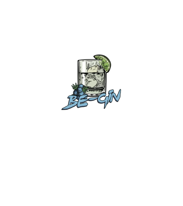 Let the fun be gin model gri pe tricou