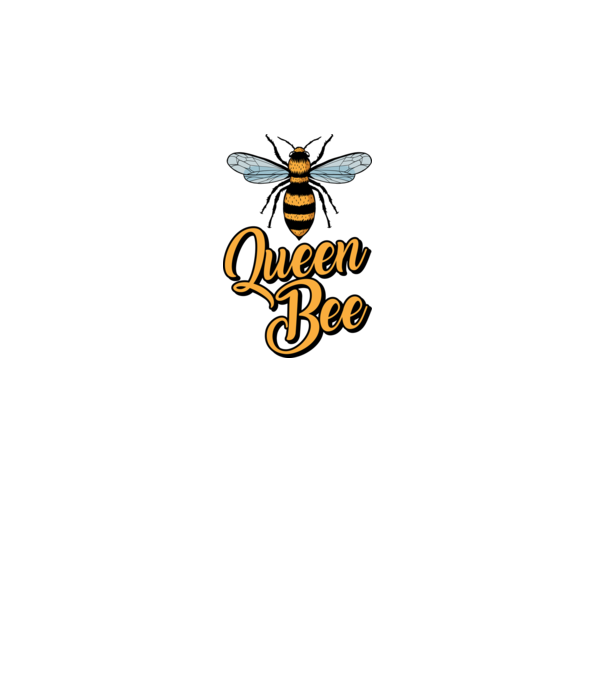 Queen Bee model turcoaz pe tricou