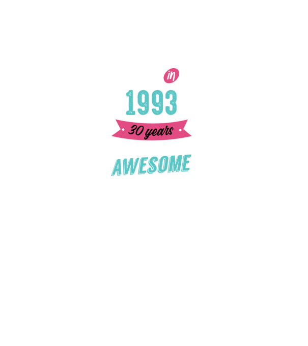 MADE IN 1993 model turcoaz pe tricou