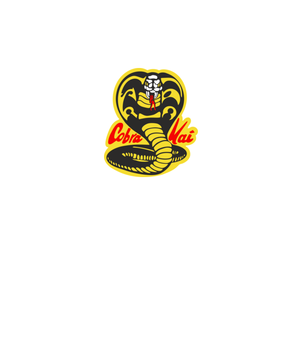 cobra kai logo model turcoaz pe tricou