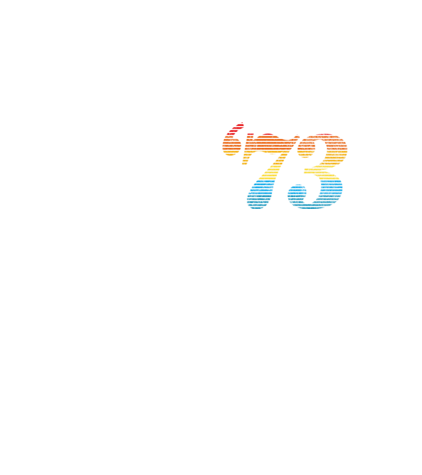 Retro Birthday 1973 model galben neon pe tricou