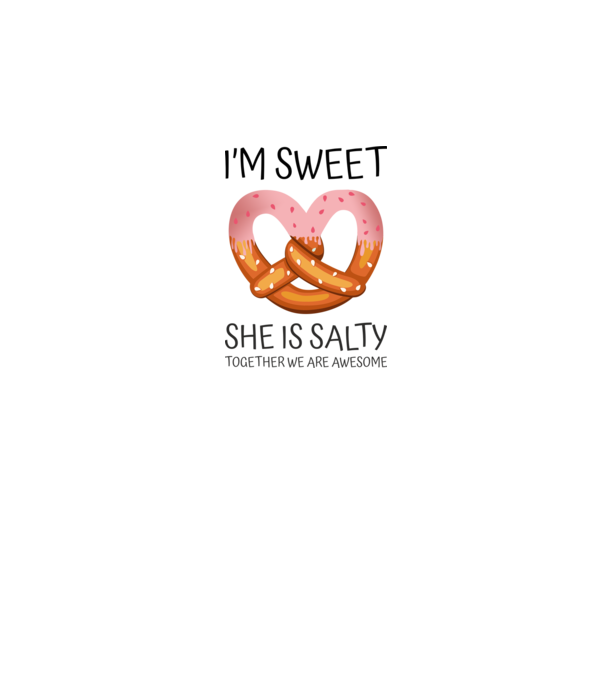 Sweet Friend model alb pe tricou