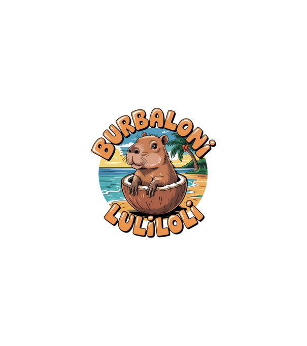 Burbaloni Luliloli model negru pe tricou