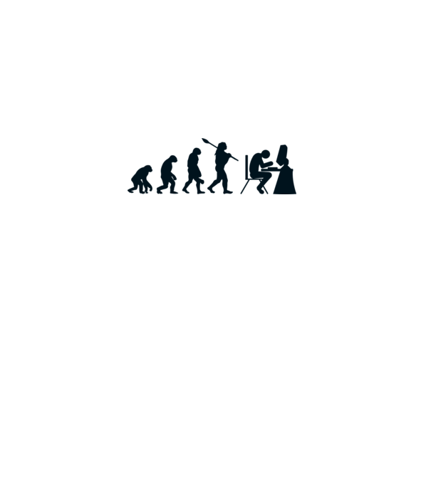 Game evolution model alb pe tricou
