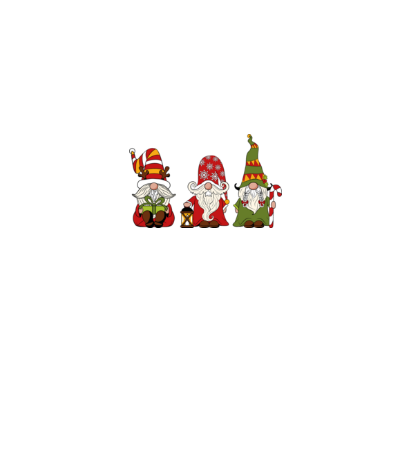 Xmas gnomes 2 model negru pe tricou