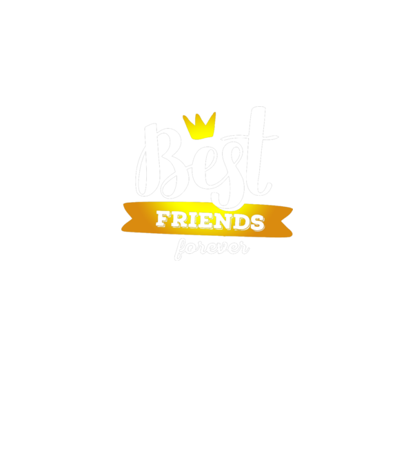 Best friends forever model gri închis pe tricou