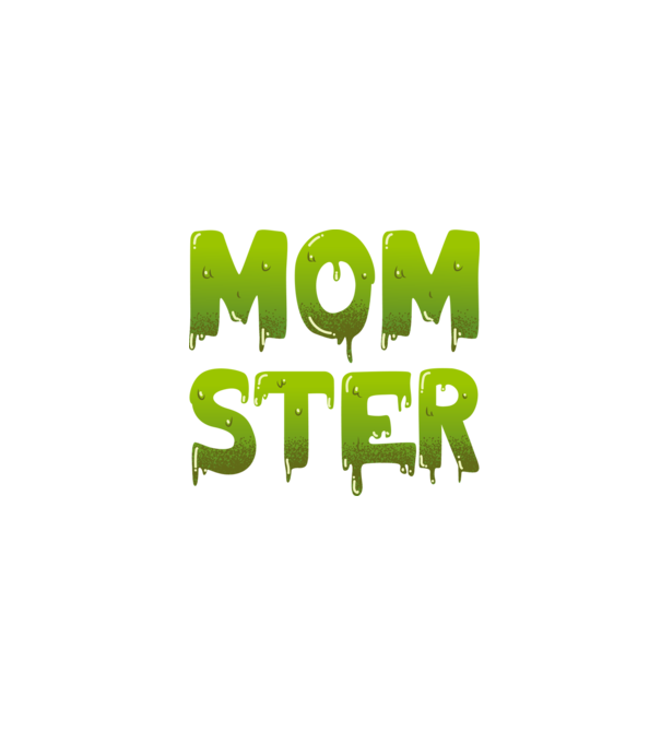 Momster model negru pe tricou