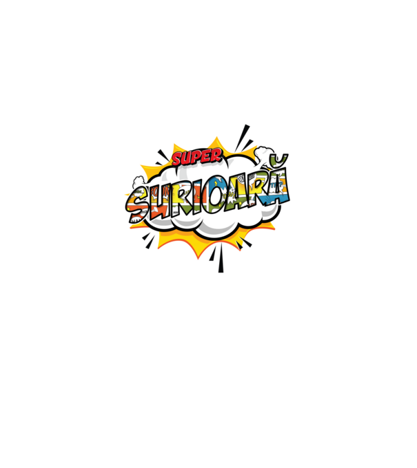 Super Surioară model roz deschis pe tricou