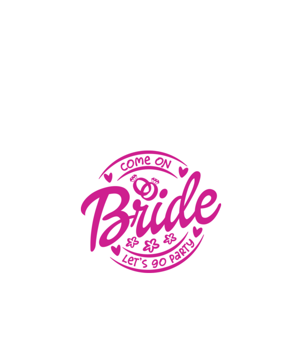 Bride Barbie lets go party model alb pe tricou