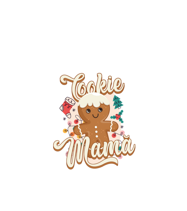 Cookie mamă model alb pe tricou