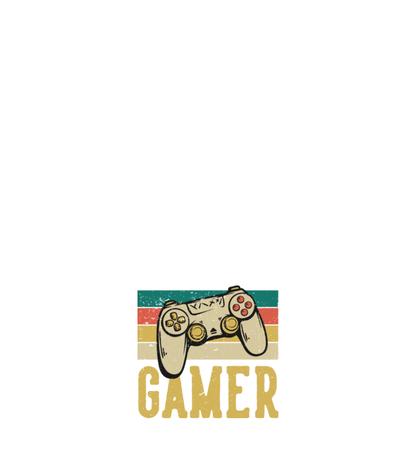 Retro gamer model alb pe tricou