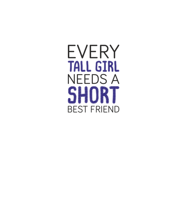 Short Freind model alb pe tricou
