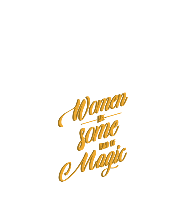 Women are magic model negru pe tricou
