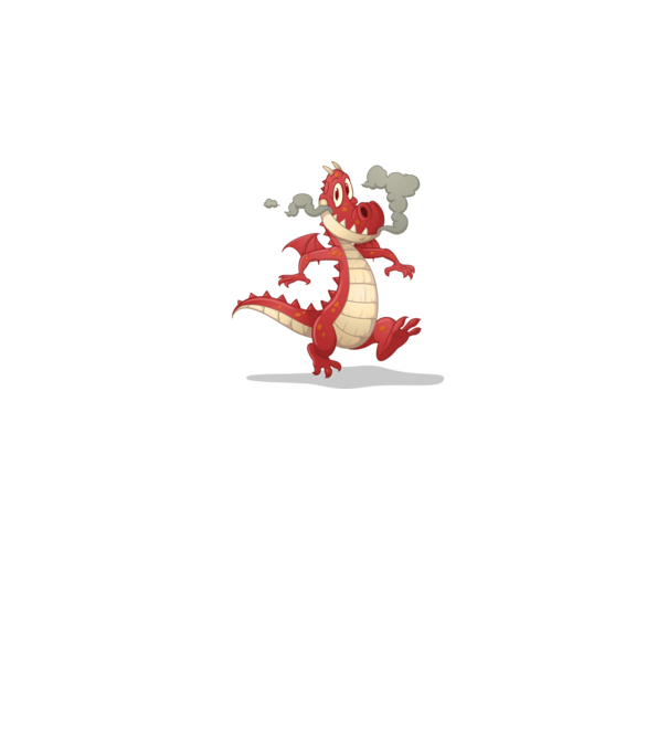 Dragon model gri pe tricou