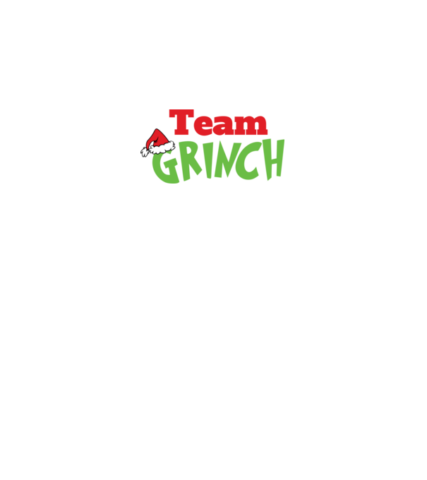 Team Grinch model negru pe tricou