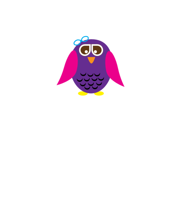 Owl model roz deschis pe tricou