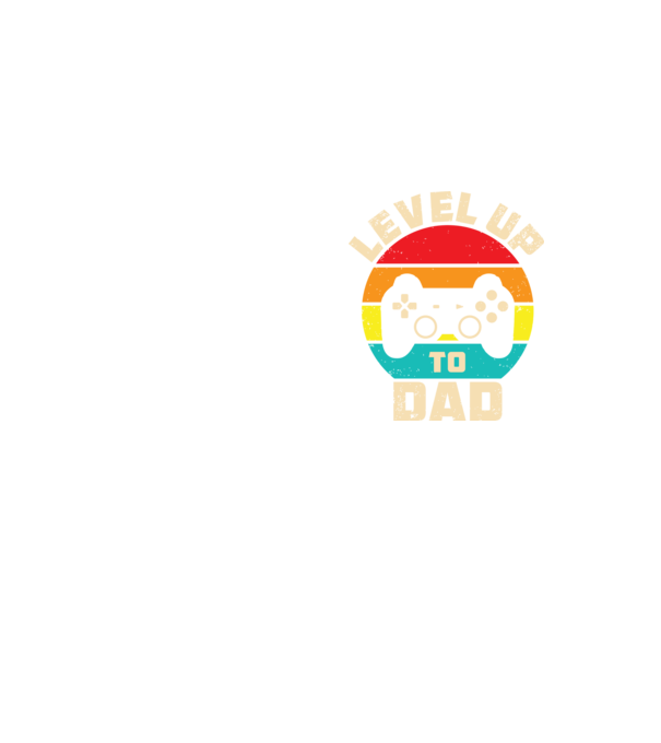 Level Up Dad model galben neon pe tricou