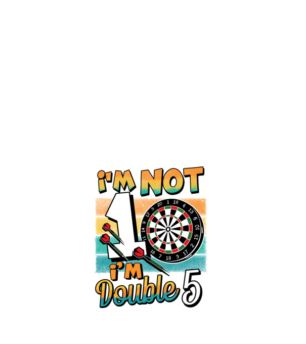 Darts Birthday 10 years old model alb pe tricou