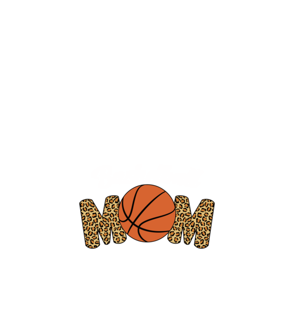 Basketball Mom model negru pe tricou