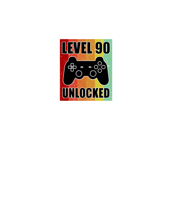 Level 90 unlocked retro gamer model turcoaz pe tricou