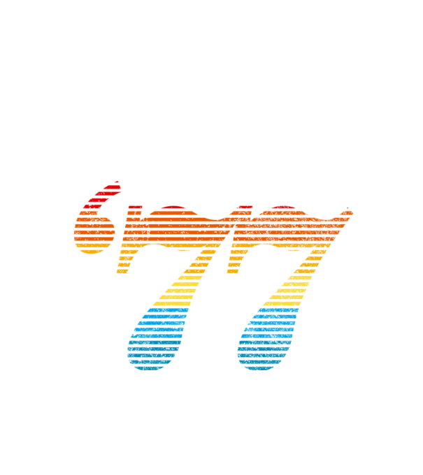 Retro Birthday 1977 model negru pe tricou