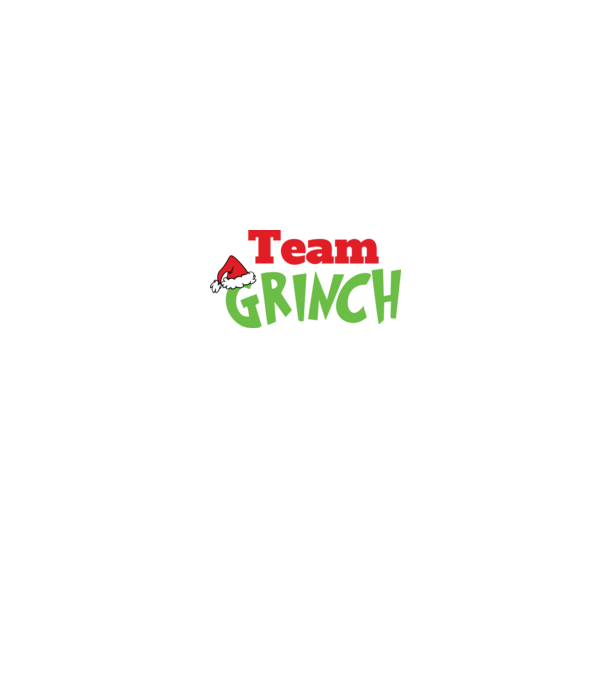 Team Grinch model negru pe tricou