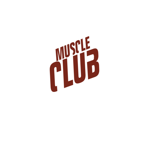 Muscle Club model negru pe tricou
