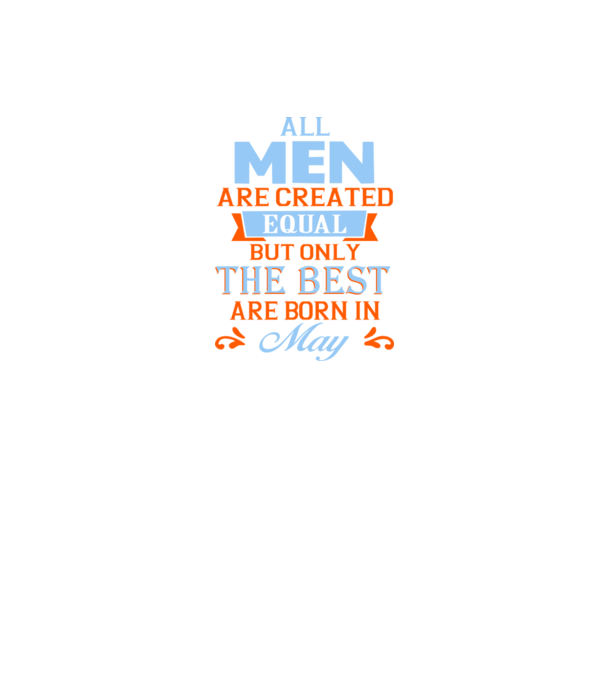 All men created equal but only the beat are born in may model negru pe tricou