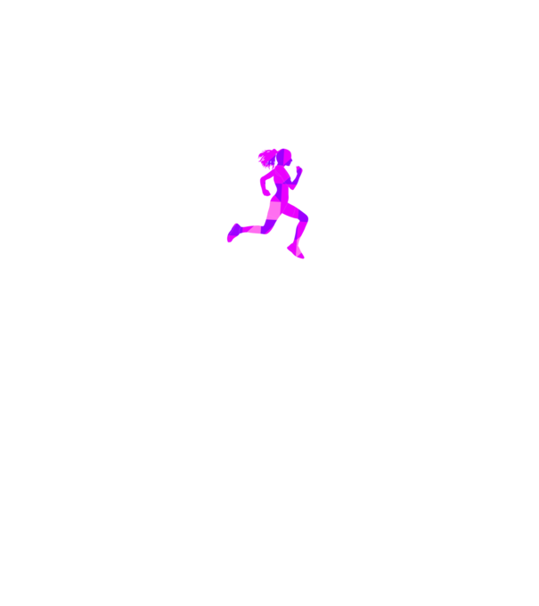 I run like a girl model gri pe tricou