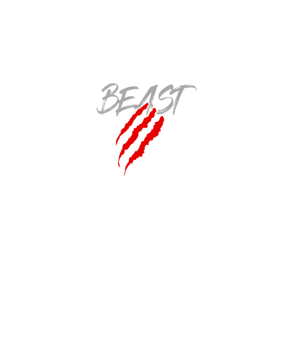 Beast model negru pe tricou