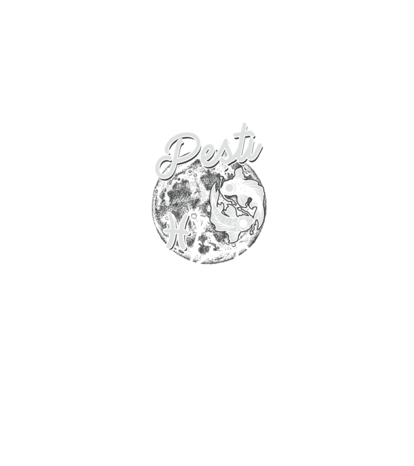 Zodiac femeie PEȘTI retro model albastru jeanși pe tricou