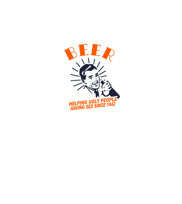 beeer model alb pe tricou